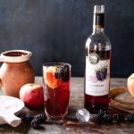 An LBW Fruit wine cocktail