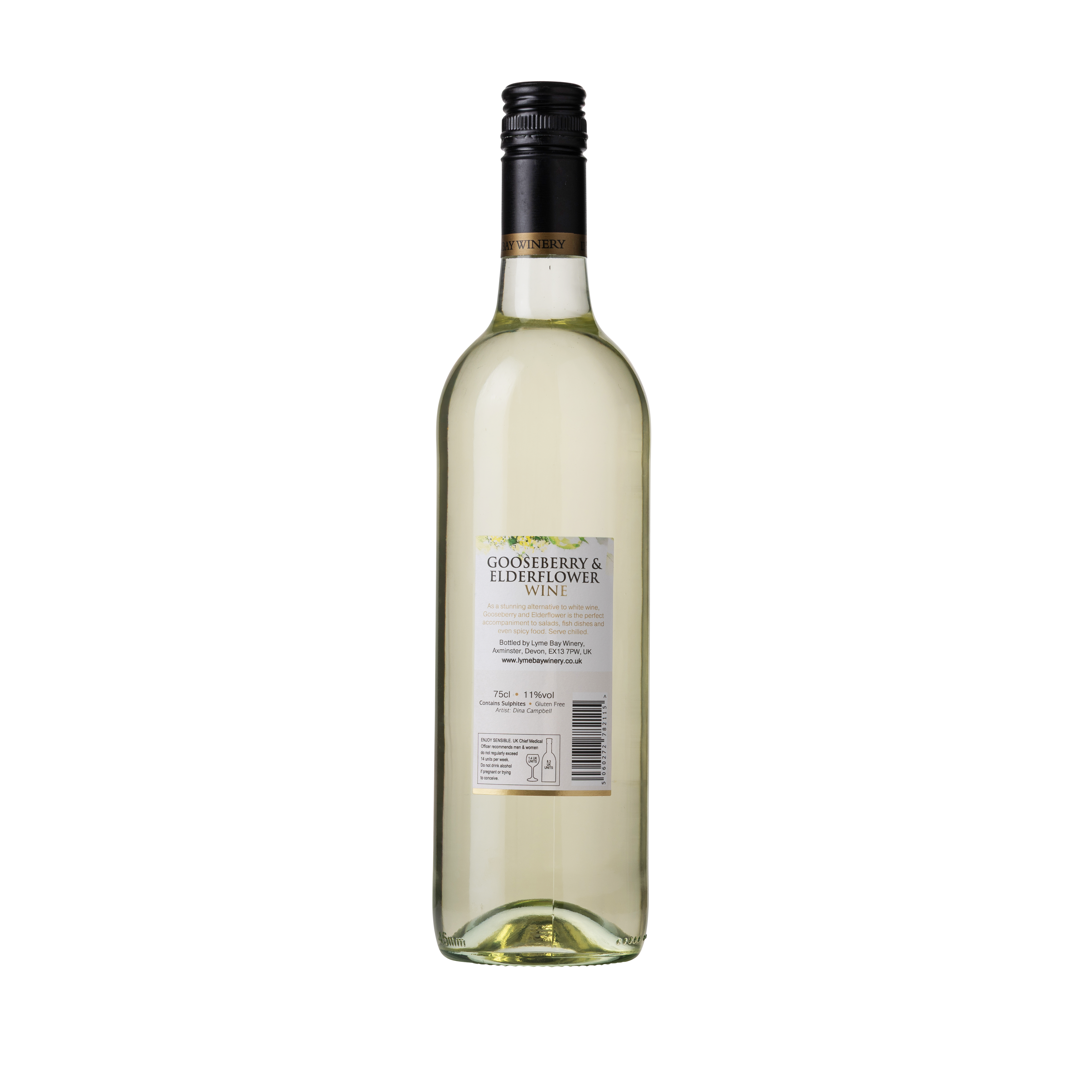 Back of a gooseberry & Elderflower Wine